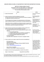 Notice of Conclusion of Audit