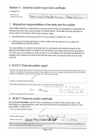 Conclusion of Audit Section 3