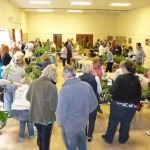Plant Sale - busy Plant Sale - busy