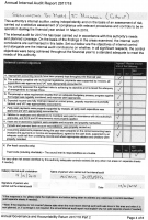 Annual Internal Audit Report