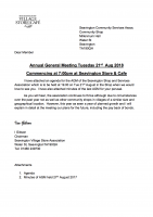 AGM Calling letter 2018