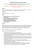 CLT Minutes AGM 27.3.2018 Final includes CLT Accounts to 31st March 2017