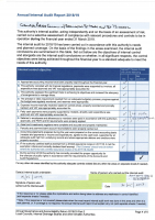 Annual Internal Audit Report