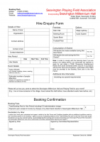 Booking Form